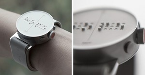 Bored Panda | World’s first braille smartwatch lets blind people feel...